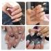 Bellelfin 5 Set Nude French Design Press on Nails - 120pcs Medium Square Short Round Fake Nails for Women and Girls - Buy Online on GoSupps.com