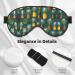 Tropical Fruit Paradise Print Unisex Sleep Mask | Double-Sided Eye Mask for Sound Sleep & Skin Care | Shop Internationally - Buy Online on GoSupps.com