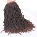 Xtrend 7 Packs 24 Inch Pre-Looped Nu Faux Locs Crochet Braids Hair Extensions Wavy Goddess Faux Locs Ombre Synthetic Braiding Hair Wavy Gpysy Soft Locs Crochet Hair 18strands/pack 1B/30# 24 Inch (Pack of 7) T30# - Buy Online on GoSupps.com