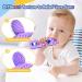 Scuwtocn Silicone Teether Toys | Remote Control Shape | Baby Teething Toy 6-12 Months | Textured & Flexible | Gum Soothing & Sensory | Purple - Buy Online on GoSupps.com