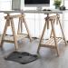 DailyLife Standing Mat for Standing Desk with Massage Ball - Anti Fatigue Comfort Mat for Office/Home - Cushiony & Durable Black Floor Mat - Buy Online on GoSupps.com