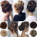 Traziewell Blue Hair Extensions Hairpieces Messy Bun Wavy Hair Scrunchies Curly Hair Donut Chignons Hair Pieces Hair Extension 1337 FH001337 One Size - Buy Online on GoSupps.com