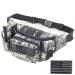 Tactical Fanny Packs Military Waist Bag Utility Hip Belt Bags for Hiking Climbing Fishing Cycling Hunting with U.S Patch (ACU) 1 Pack Z-ACU