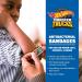 Hot Wheels Monster Trucks Antibacterial Kids Bandages - 100 CT | Flexible Adhesive for Cuts & Scrapes | Perfect Gift Idea for Boys & Girls - Buy Online on GoSupps.com