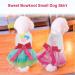 Hylyun Small Dog Dress 2 Packs - Cute Tutu Princess Dress for Girl Small Dogs in Summer - M (Chest 13.4) - Heart & Lip Printed Puppy Dresses - Buy Online on GoSupps.com