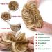 Real Fashion Hair Bun Extensions Messy Curly Hair Scrunchies Hairpieces Donut Updo Chignon Hair Piece for Women Girls Light Auburn to 26# Blonde - Buy Online on GoSupps.com