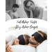 MUSICOZY 3D Contoured Memory Foam Sleep Eye Mask for Side Sleepers - Breathable Black Mask for Insomnia, Travel, and Meditation - Buy Online on GoSupps.com