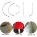 36 Pcs J I C Curved Needles - Ideal for Hand Sewing, Hair Weave, Wig Making, Leather Repair, Canvas, Crafts, Sofa Cloth, and Shoes - Buy Online on GoSupps.com