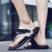 Men's Blue Orthopedic Toe Ring Sandals Non-Slip & Comfortable for Outdoor Activities - Buy Online on GoSupps.com