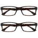 The Reading Glasses Company Brown Tortoiseshell Readers Value 2 Pack Mens Womens UVR2092BR +1.50 Brown Tortoiseshell +1.50 Magnification (Pack of 1) Single