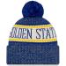 New Era NBA Golden State Warriors Winter Pom Knit Hat - One Size Fits All - Buy Online on GoSupps.com