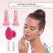 Silicone Facial Cupping Therapy Set - 4 Cups + Free Exfoliating Brush - Anti-Wrinkle & Anti-Aging - Hygienic Face & Eye Massage Kit - Buy Online on GoSupps.com
