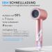 Buy Cordless Ionic Hair Dryer with Digital Screen | 4 Charging Modes & Magnetic Nozzle | Perfect Travel Blow Dryer for Women & Kids - Pink - Buy Online on GoSupps.com