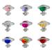 Mcduyant 9 Pieces Nail Art Planet 3D Charms Nail Art Saturn Shape Decoration DIY Nail Charms Nail Art Supplies for 3D Nail Art Designs Decoration DIY Crafting Jewelry Accessories