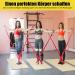 4 Set Fitness Resistance Bands - 4 Levels for Yoga Pilates Strength Training & Physiotherapy | Includes Carry Bag - Buy Online on GoSupps.com
