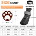OHCOZZY Waterproof Dog Boots - Anti-Slip Paw Protector Shoes for Small Medium Large Dogs - 4 Pcs - Adjustable Reflective Straps - S Black - Buy Online on GoSupps.com