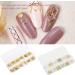 12 Grid Mixed Style Nail Art Decoration Metal Shell Star Studs Chain Nail DIY Accessories(#2) - Buy Online on GoSupps.com