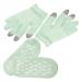 minkissy Hand Protection 1 Set Moisturizing Socks for Cracked Feet Women Moisturizing Gloves Feet Mask for Dry Cracked Feet Spa Socks Gel Gloves Yarn Dry Hands Women's Foot Socks