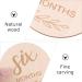 TOYANDONA Wooden Monthly Milestone Photo Cards - Double Sided Birthday & Baby Milestone Discs for Photo Props - Buy Online on GoSupps.com