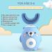 Kids Electric Toothbrush  U-Shaped Ultrasonic Toddler Automatic Toothbrush with Six Smart Modes Auto Whitening Toothbrush IPX7 Waterproof Design for Children Kids Toddler 2-7 Years (Blue) 1-bule - Buy Online on GoSupps.com