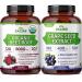 Zazzee Herbal B Pressure Support Bundle | 50:1 Grape Seed Extract Capsules Plus 20:1 Organic Beet Root Capsules | Non-GMO Vegan & ISO Lab Tested