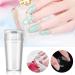 Shengping88 Nail Art Kit - 2 Silicone Plates for DIY Manicure & Transfer Designs | International Shipping Available - Buy Online on GoSupps.com