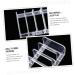 Alipis 2pcs Partition Storage Display Rack Multifunctional Storage Box Makeup Eyeshadow Makeup Lipstick Plastic Purse Organizer Eye Shadow Rack Makeup Organizer Stand Eyeshadow Box Shelf - Buy Online on GoSupps.com