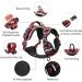 Heele Adjustable No-Pull Dog Harness | Reflective & Breathable for Small Dogs | XS (Chest 33-43cm) | Black-Red - Buy Online on GoSupps.com