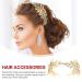 Frcolor Bridal Headband | Golden Leaf Baroque Headpiece | Vintage Bridal Accessories for International Shipping - Buy Online on GoSupps.com