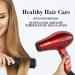 1875W Professional Hair Dryer Tourmaline Lightweight Low Noise Blow Dryer 2 Speed and 3 Heat Settings AC Motor Fast Drying Hairdryer with Diffuser & Comb & Concentrator Gift for Mom - Buy Online on GoSupps.com