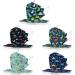 50 Pack Dinosaur Print Children's 3-Layer Disposable Face Masks - WEXCV Breathable Bandana Fabric - Buy Online on GoSupps.com