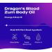 Zum Massage and Body Oil - Dragon's Blood - Natural Aromatherapy for Relaxation & Skin Care - 4 fl oz - Shop Internationally - Buy Online on GoSupps.com