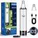 Ear and Nose Hair Trimmer for Men Women 2024 Painless USB Rechargeable Eyebrow & Facial & Nose Hair Trimmer Clipper with LED Display for Easy Cleansing (White)