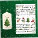 Christmas Stickers - 7 Sheet Water Transfer Labels for Candles & Bottles | Snowman & Reindeer Designs - Buy Online on GoSupps.com