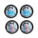 TeaZa Herbal Energy Cool Mint Chill & Tropical Chill Flavor Pouches, Nicotine & Tobacco Free Energy Dip Pouches (4 Pack)