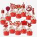 DECHOUS 24pcs Chinese Happy New Year Cupcake Toppers Chinese Dragon Cake Topper Chinese Lucky Characters Cake Picks 2024 Lunar New Year Party Decorations - Buy Online on GoSupps.com