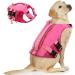 Asenku Adjustable Ripstop Dog Wower - Reflective Dog Chimney for Small Medium & Large Dogs (Pink) - Perfect for Boating Swimming & Surfing - Buy Online on GoSupps.com