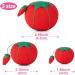 Tomato Pin Cushion Set for Sewing Needle Holder - 6 Pieces, Foam Padded - DIY Handcraft Tool - Various Sizes Included - Buy Online on GoSupps.com
