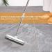 IZSOHHOME Floor Scrub Brush with Long Handle for Cleaning Tile Kitchen Bathroom Patio Wall and Deck.Adjustable Stainless Steel Long Handle-46.5" White - Buy Online on GoSupps.com