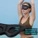 100% Blackout 3D Contoured Cup Sleep Mask for Women Men - Adjustable Strap, Washable - Ideal for Travel, Side Sleeper, Meditation - Gxus-sm1 - Buy Online on GoSupps.com