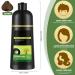 Black Hair Dye Shampoo Natural Hair Color 500ml Herbal Ingredients Non-Irritating Odorless White Hair Dye White Foam Cream Non-Stick Scalp Dye Shampoo for Women Men brown - Buy Online on GoSupps.com