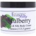Eclectic Lady Mulberry Satin and Silk Cream Body Cream Body Lotion 4 oz - Shea Butter Aloe Silk Amino Acids Vitamin E Phthalate-Free Handcrafted in USA - Perfect For Women 4 Ounce (Pack of 1)