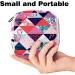 Womens Binding-Up Bags | Geometric Flamingo & Tropical Leaves | Portable Menstrual Pad & Tampon Storage | Multicolored Holder for School & Office - Buy Online on GoSupps.com