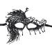 Shakven Lace Eye Masque Black Lace Eye Masque - Animal-Shaped Eyemask Festivals Decoration Themed Party Cosplay for Prom