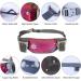 Aonijie Sports Drinking Belt for Men & Women - Adjustable Waist Pack with 2 Bottles & Hip Pocket - Black - Buy Online on GoSupps.com