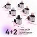 Gelike ec Nude Gel Polish Set - Sheer UV Pink French Tip Polish with Black White Gel Liner for Nail Art Design - 7ML 6PCS - Buy Online on GoSupps.com