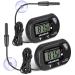 2-Pack Aquarium Thermometer, Fish Tank Thermometer, AikTryee Water Thermometer with 3.3ft Cord Fahrenheit/Celsius(/) for Vehicle Reptile Terrarium Fish Tank Refrigerator.