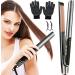 Professional Women's Hair Straighteners Layhou Straightening and Curling 2 in 1 Ceramic Plate Hair Straighteners Adjustable Temperature LCD Display Straightening Styling Tool for Long and Short Hair - Buy Online on GoSupps.com