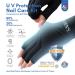 Saviland UV Gloves for Gel Nails - UPF200+ Protection for Nail Lamp - Nail Supplies & Skin Care - All Shapes - Gift for Women - Black - Buy Online on GoSupps.com