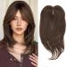 Hair Topper for Thinning Hair 14inch Hair Toppers for Women Big Base Topper Hair Piece for Hair Loss Topper Soft Hair Extensions Fringe Clip in Hair 14 Inch 4C#